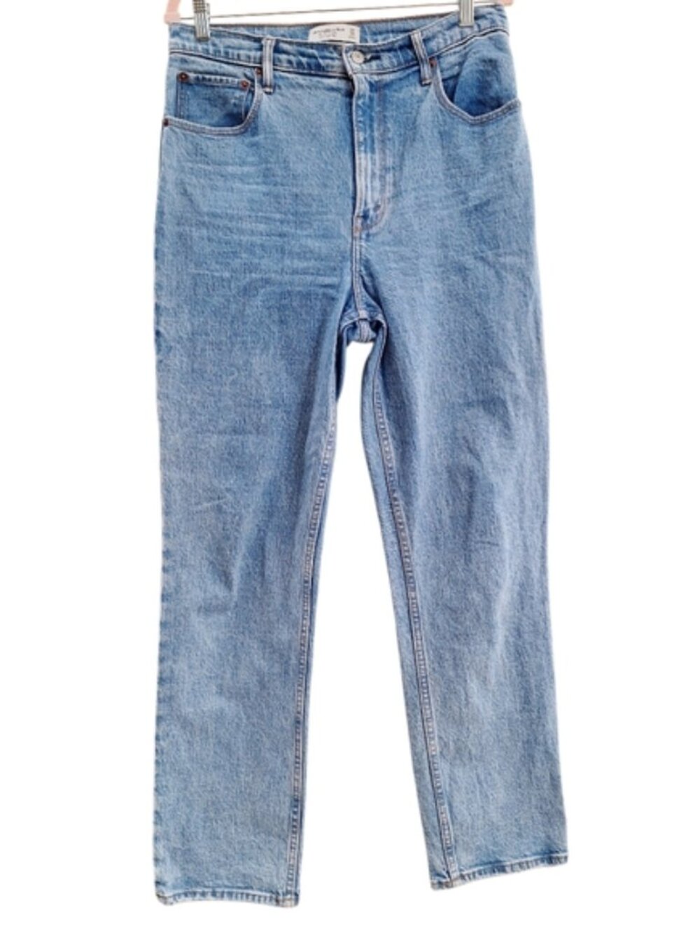 Abercrombie & Fitch The 90’s Straight Ultra High Rise Mom Jeans 30/10 - Picture 8 of 10